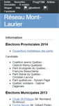 Mobile Screenshot of mont-laurier.progysm.com